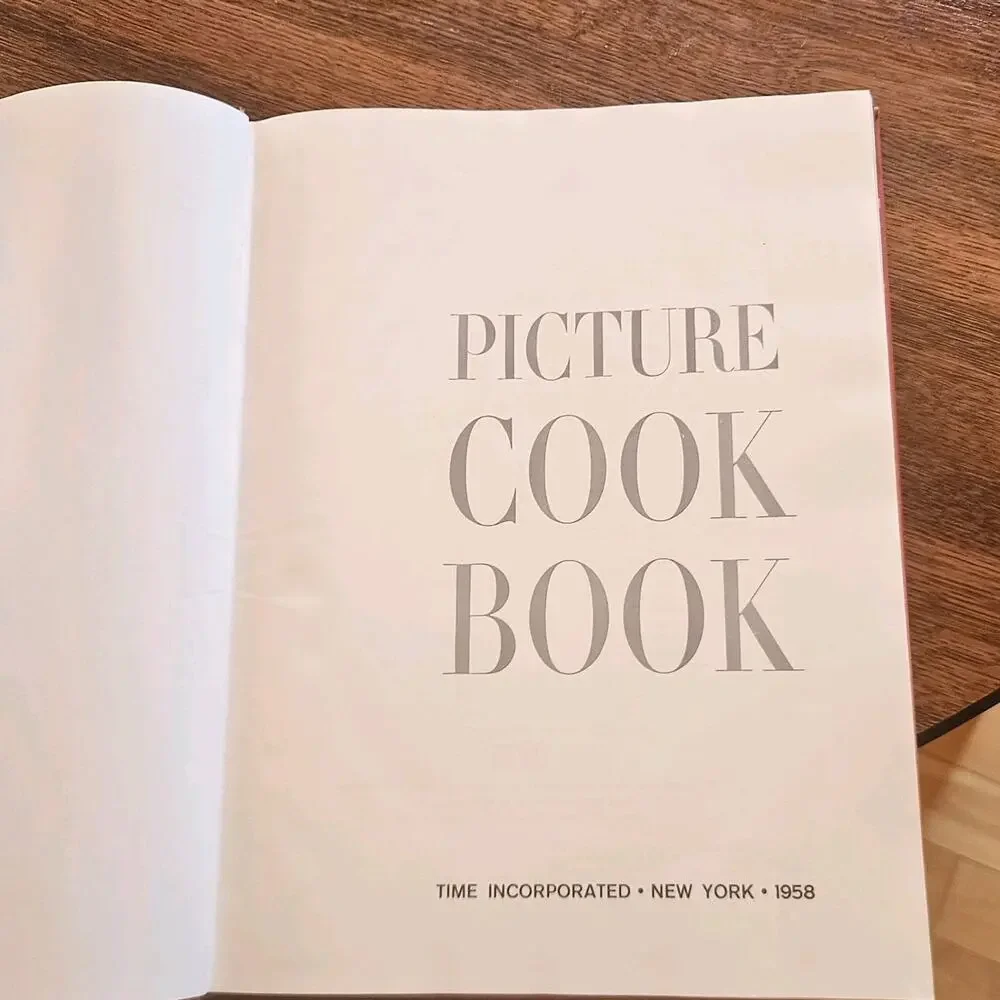 1958 LIFE Picture Cookbook Mid-century MCM Color Photos 1st Edition 14x10.5